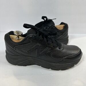 New Balance 840v3 Low Black Leather Running Shoes WW840BK3 Women's Size 9.5 B